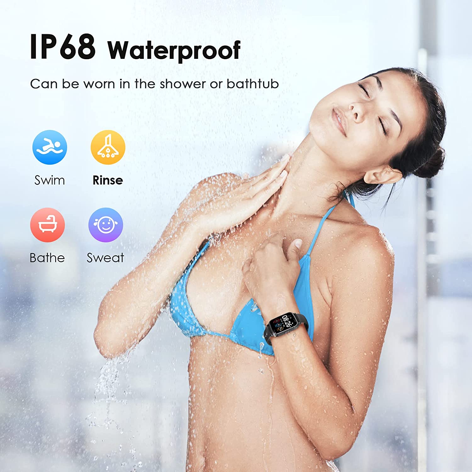 Oraimo 1.4 Inch Touch Screen IP68 Waterproof Smart Watch (US Only)
